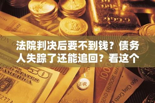 武汉法院判决后要不到钱？债务人失踪了还能追回？看这个方法！