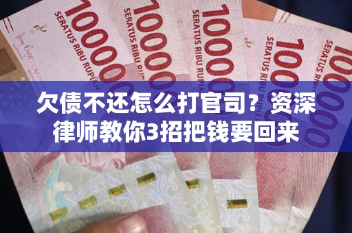 武汉欠债不还怎么打官司？资深律师教你3招把钱要回来