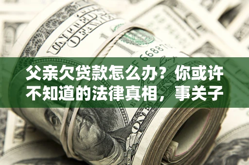 武汉父亲欠贷款怎么办？你或许不知道的法律真相，事关子女未来