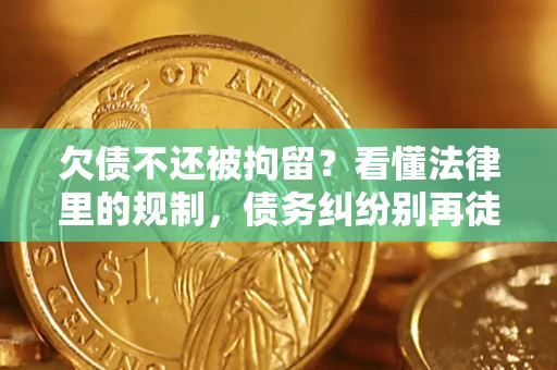 武汉欠债不还被拘留？看懂法律里的规制，债务纠纷别再徒劳奔波