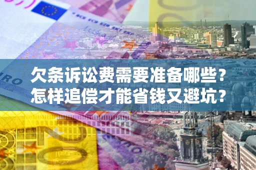 武汉欠条诉讼费需要准备哪些？怎样追偿才能省钱又避坑？