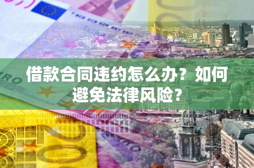 武汉借款合同违约怎么办？如何避免法律风险？